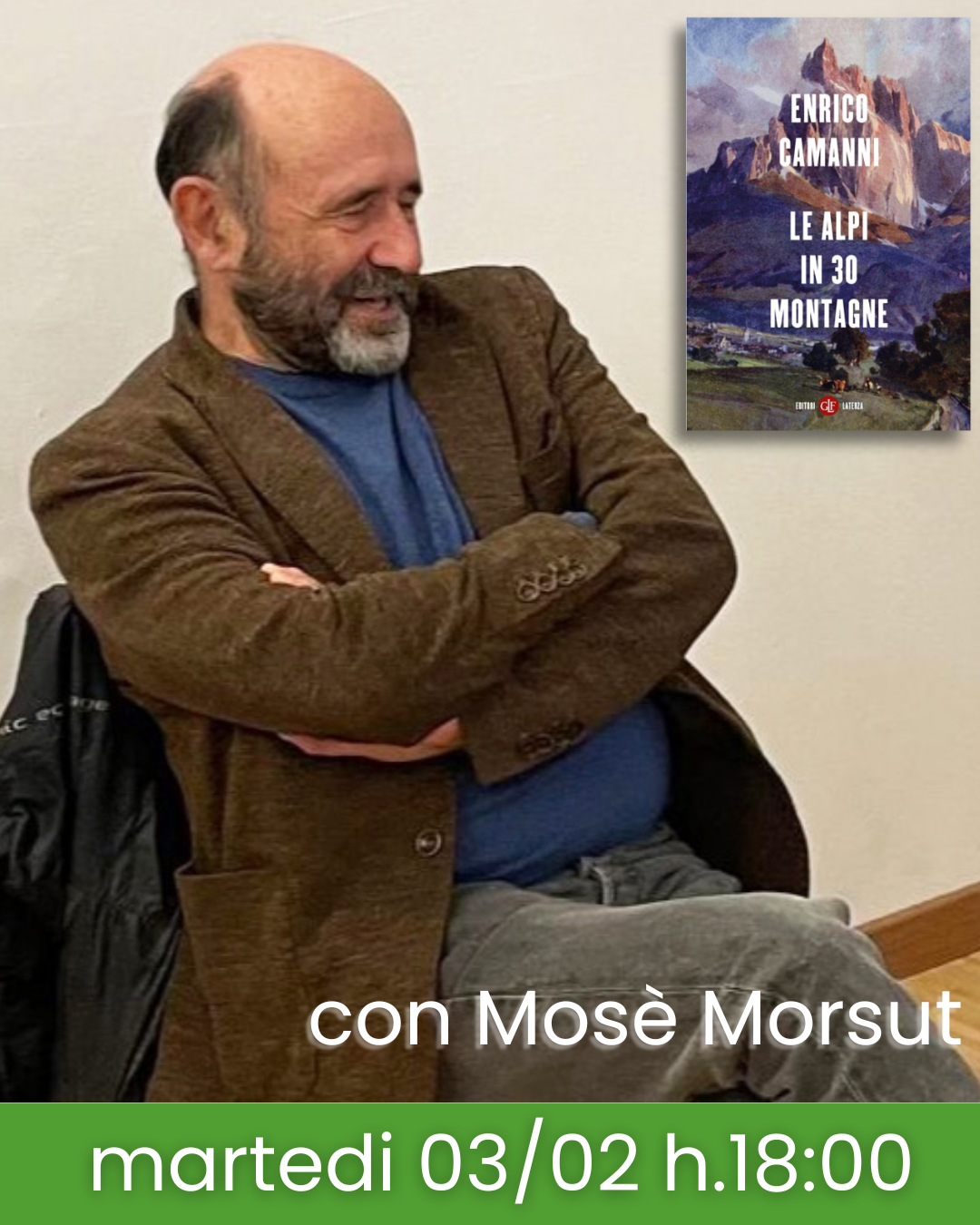 enrico camanni a La balena in collina il 03/02/2026